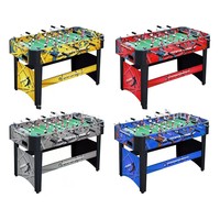 Jeu de baby-foot d'intérieur le plus populaire Taille standard de 4 pieds Bois d'ingénierie Style français professionnel Table de football rebondisseur de football