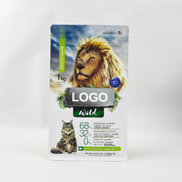 Emballage refermable en aluminium imprimé sur mesure, sachet en plastique pour nourriture pour animaux de compagnie, nourriture pour oiseaux, nourriture pour chiens et chats
