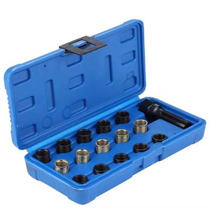 Thread Repair Tool Kit 14mm Spark Plug Tap Set For Engine Thread Restoration - Product Image 1