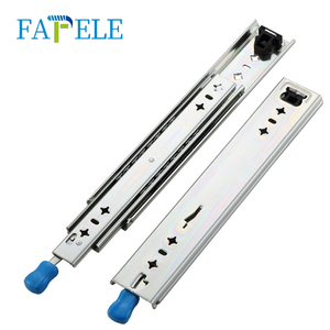 Locking Heavy Duty Full Extension Ball Bearing Telescopic Channel Drawer Slides Rails