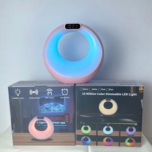 Haut-parleur de jeu sans fil portable de nouveau Style avec lumières de réveil LED colorées mixtes haut-parleur intelligent de fête en plein air multifonction - Product Image 2