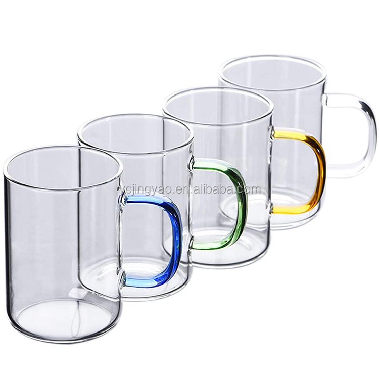 Usine de Chine 2023 Nouvelle tasse à café avec poignée colorée - Chine Tasses en verre esthétique et verre borosilicaté prix Usine de Chine 2023 Nouvelle tasse à café avec poignée colorée - Chine Tasses en verre esthétique et verre borosilicaté prix