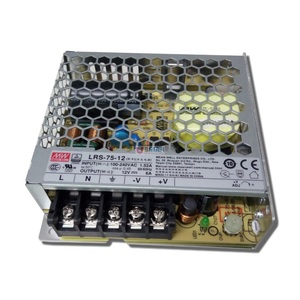 Alimentation à découpage Meanwell LRS-75-12 72W 12VDC 6A à sortie unique, refroidissement par convection naturelle, usage industriel - Product Image 5