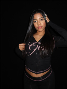 Set peregangan santai dan olahraga wanita, Set dua potong lengan panjang seksi warna polos modis - Product Image 2