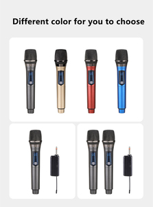 Micrófonos dinámicos <span class=keywords><strong>de</strong></span> voz <span class=keywords><strong>de</strong></span> mano para cantar Micrófono <span class=keywords><strong>De</strong></span> estudio Micrófono inalámbrico Karaoke UHF Grabación MIC <span class=keywords><strong>de</strong></span> larga distancia - Product Image 4