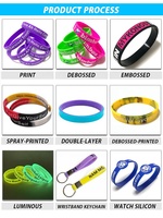 Porte-clés en silicone personnalisé en gros, bracelet porte-clés en caoutchouc avec logo, porte-clés / bracelets en silicone