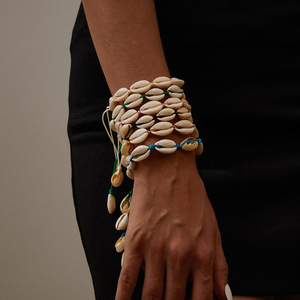 Bán Buôn Thời Trang Handmade Hawaii Đại Dương Tự Nhiên Chuỗi Vòng Đeo Tay Vỏ Màu Trắng Dệt Vòng Đeo Tay Cho Phụ Nữ - Product Image 1