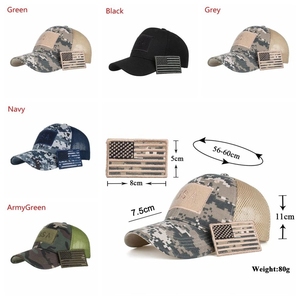 Gorra de Béisbol con Logotipo Americano, Gorras de Béisbol Deportivas de Camuflaje, Gorra Bordada para Viajes, Campamento y Senderismo - Product Image 3