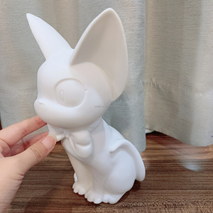 Meilleure vente DIY <span class=keywords><strong>Gigi</strong></span> Cat Résine Blanc Embryon Graffiti Noël Tirelire Enfants Creative À La Main Ornements Peints À La Main - Product Image 3