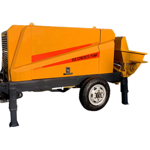 Mini-<span class=keywords><strong>pompe</strong></span> à béton hydraulique d'occasion avec moteur diesel et malaxeur intégré - Product Image 2