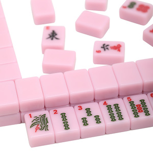 Fichas <span class=keywords><strong>de</strong></span> Mahjong Americanas <span class=keywords><strong>de</strong></span> Melamina <span class=keywords><strong>de</strong></span> Color Sólido, Hechas a Mano, Tamaño XL <span class=keywords><strong>de</strong></span> 30 mm, 160 Piezas para Juego <span class=keywords><strong>de</strong></span> <span class=keywords><strong>Mesa</strong></span> - Product Image 4