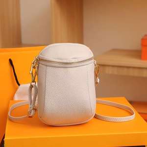 Petit sac à bandoulière en cuir pour femme Pochette à bandoulière quotidienne - Product Image 6