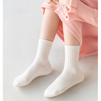 Chaussettes en coton jacquard personnalisées de couleur rouge et blanche pour femmes, adultes et jeunes, respirantes et écologiques, vente en gros