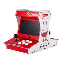 Console de jeu d'arcade Pandora à double écran LCD de 10 pouces pour divertissement familial, modèle de table de bar