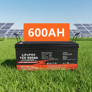 Batería LiFePO4 <span class=keywords><strong>de</strong></span> ciclo profundo <span class=keywords><strong>de</strong></span> 12V 200Ah-600Ah para almacenamiento <span class=keywords><strong>de</strong></span> energía solar híbrida en el hogar, con clasificación IP65 y <span class=keywords><strong>vida</strong></span> útil <span class=keywords><strong>de</strong></span> 6000 ciclos - Product Image 1