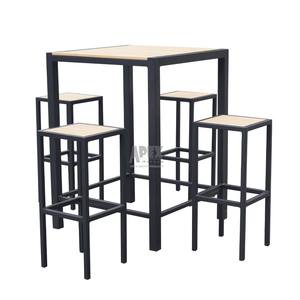 أثاث الإفطار بتصميم جديد طقم طاولة ومقعد بار مع مقاعد - Product Image 2