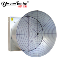 Ventilateur d'extraction électrique en acier inoxydable Yuyun Sanhe, de haute qualité, à cône papillon, pour poulailler, certifié CE, 36000m3/h