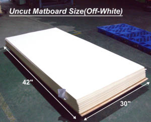 Passepartout Artigianale Senza Acidi per <span class=keywords><strong>Arte</strong></span> Popolare, Spessore 1.0mm, Nucleo Crema, Facile da Tagliare a Smusso - Product Image 3