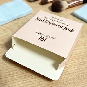 Customized Small Gift Box Foldable <b>Paper</b> Box Matte Lamination Box For Cosmetic Pad Box - Product Image 3