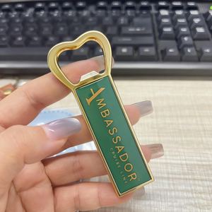 사용자 정의 병따개 키 체인 로고 에폭시 수지 하이 퀄리티 아연 합금 에폭시 로고 마그네틱 냉장고 자석 병따개 - Product Image 3