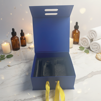 Boîte à parfum magnétique haut de gamme personnalisée de 50 ml, en éponge, matériaux recyclés, lamination mate rigide, boîte cadeau pour cosmétiques, soins de la peau, sérum