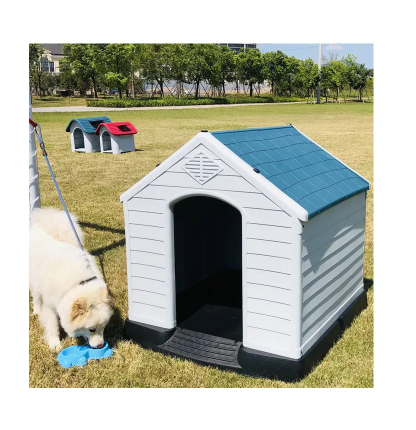 High Quality Luxury Plastic Pet House Large Outdoor Waterproof Dog Cages Dog Kennels Big Dog House Pet Cages