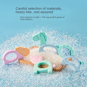 Rompecabezas de ballena de plástico suave para Educación Temprana, sonajero, pegamento para dientes, juguete Molar para bebés de 0 a 1 año, 2 bebés, <span class=keywords><strong>mordedor</strong></span> para bebés - Product Image 3