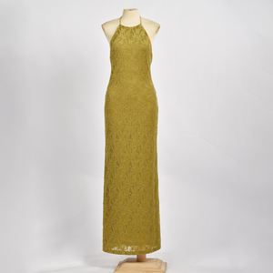 เดรสยาวของผู้หญิงชุดเดรสแบบคล้องคอ - Product Image 1