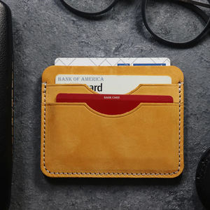 Tarjetero de Cuero PU Personalizado, Ultra Delgado, con Bloqueo RFID, para Tarjetas de Crédito, Unisex, para Tarjetas de Identificación Empresarial - Product Image 3