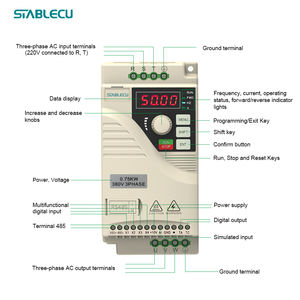 Solución Personalizada para Mezcladora de Masa de Panadería con Panel de Motor Inverter VFD de 1.5kw 2.2kw AC 220v HMI al por Mayor - Product Image 5