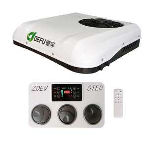 Soğutma ısıtma hepsi bir çatı araç aküsü elektrikli 24v 12v klima Camper araba Trator Motohome için - Product Image 1