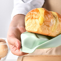 Moule à gâteau en silicone pour cuisson transfrontalière, démoulage facile, moule à pain de mie rectangulaire, plaque de cuisson en silicone résistante au four pour usage domestique