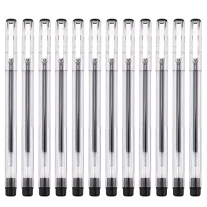 איכות מעולה שקוף ג 'ל דיו עט 0.5mm כדור נקודת ציפורן ג' ל עט