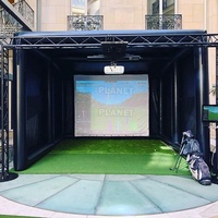 Tente de practise de Golf gonflable hermétique à Air comprimé, Cage de frappe pour golfeur, idéale pour l'entraînement en plein Air