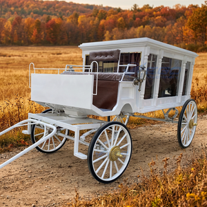 Charrette funéraire de luxe de style classique, chariot funéraire à chevaux, charrette funéraire à vendre, charrette pour funérailles - Product Image 1
