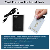 Serrure de porte d'hôtel Carte-clé USB Encodeur Lecteur de carte RFID M1/T57