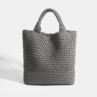 Nouveau sac à bandoulière en nylon tissé fait main pour femme, fourre-tout polyvalent pour le quotidien, porté à la main ou en bandoulière