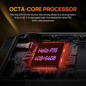 Téléphone robuste UNIWA W888 HD +, 4 Go + 64 Go, 6.3 pouces Android 11 Mediatek MT6765 Helio P35 Octa Core jusqu'à 2.3GHz - Product Image 4