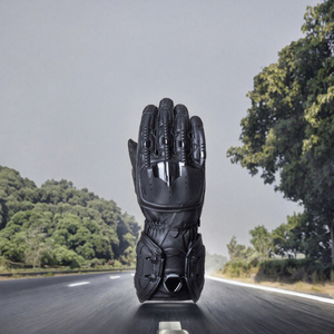 Unisex Custom Full-Finger Leather Racing <b>Gloves</b> <b>Touch</b> Screen Compatible Waterproof Summer Sports Gear Motorcycle Cycling Made - Product Image 2