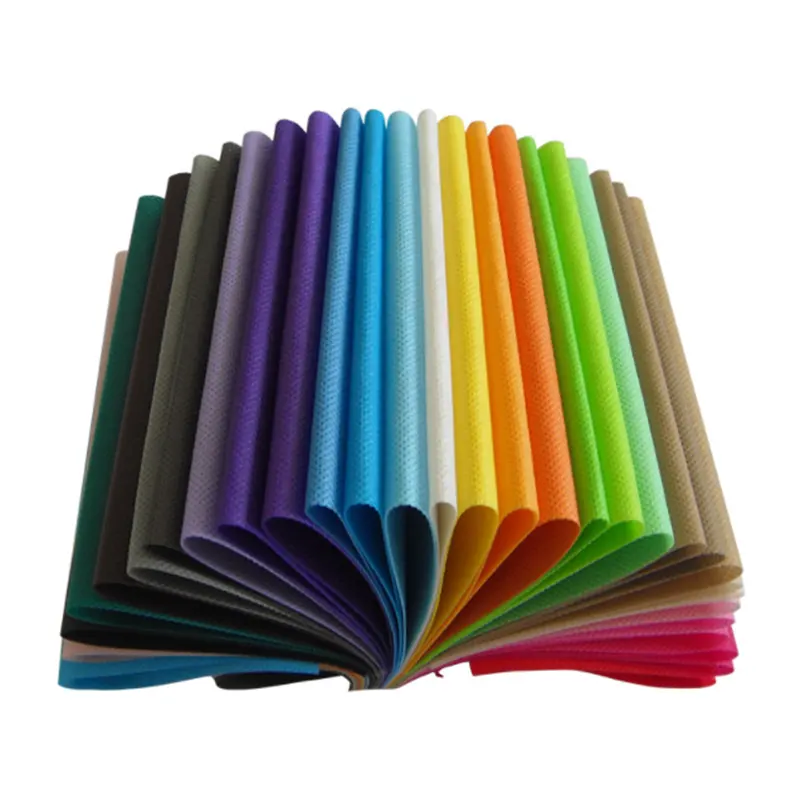 Non Woven Bags Raw Material Polypropylene Spunbonded Non Woven Fabric Roll Color 100 Biodegradable Spunbond PP Nonwoven Fabric