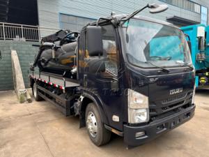 รถบรรทุกไฮโดรแวคคั่ม ISUZU KV100 6 ลูกบาศก์เมตร ปั๊ม Jurop PINFL จากอิตาลี 360 °   รถดูดฝุ่นแบบเจ็ทพร้อมแขนดูดหมุนได้ ปรับแต่งการจัดวางได้ - Product Image 2
