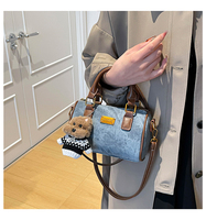 Luxe femmes PU cuir Boston Designer fourre-tout bandoulière sac à main Vintage bonbons motif chaîne sacs à bandoulière pour l'été hiver