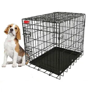 jaula de perro de pvc Suppliers-YAJIADA PVC Coated Big Dog Kennel Dog House Dog Cage