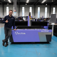 Machine de découpe laser à fibre 1500W avec contrôle CNC de précision pour l'atelier de fabrication de tôles et la production industrielle