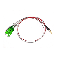 Câble laser PD PWDM Collimateur 1310nm 1490nm 1550nm 1577nm avec connecteur APC/APC côté Com/Ref