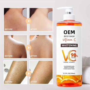 Nettoyant pour le corps blanchissant à la vitamine <span class=keywords><strong>C</strong></span> de haute qualité, hydratant et nettoyant doux pour l'équilibre du pH de la peau. - Product Image 1