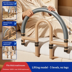 ราวเตียงโลหะปรับระดับได้สำหรับโรงพยาบาล  ราวป้องกันเตียงโรงพยาบาล จากโรงงานโดยตรง - Product Image 3