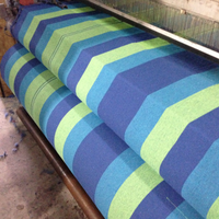 Hamac de jardin en toile de coton et polyester, pour l'extérieur, simple ou double, portable