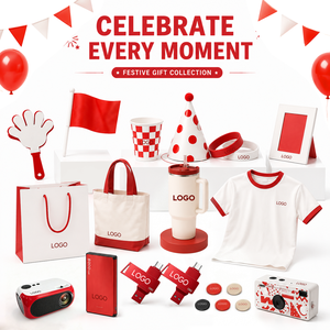 Colección de Regalos Festivos Rojos y Blancos, Artículos Novedosos, Regalos Promocionales con Logotipo Personalizado, Juego de Regalos con Logotipo Personalizado OME ODM - Product Image 1