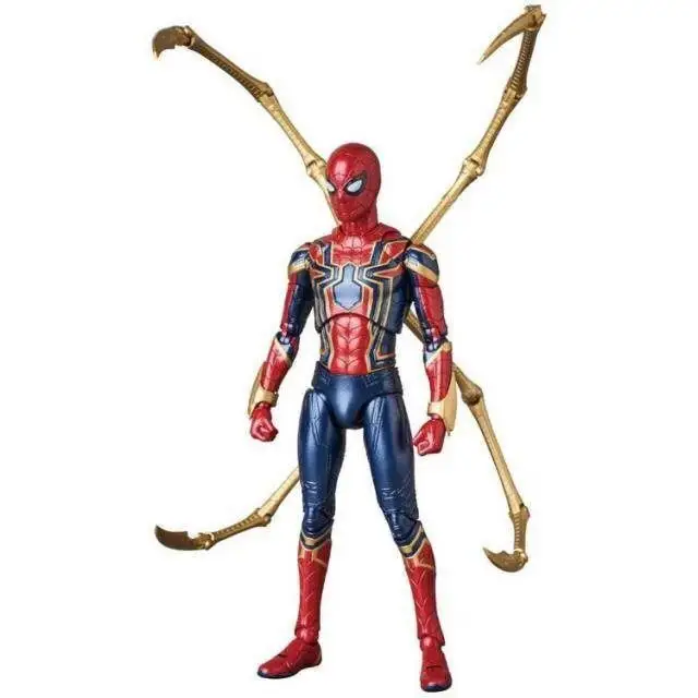 คุณภาพสูง Marvels Avengers เหล็ก Spiderman ซูเปอร์ฮีโร่ PVC ของเล่นรุ่น Spiderman ตัวเลขการกระทํา